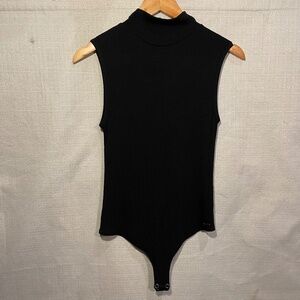 n:PHILANTHROPY soft Black Sleeveless Bodysuit Top
